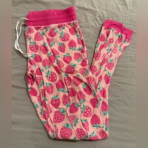 Little Sleepies Pink Strawberry Pajama Pants